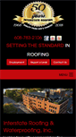 Mobile Screenshot of interstate-roofing.com